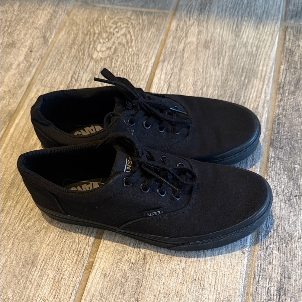 Vans Women’s Black Canvas Sneakers
